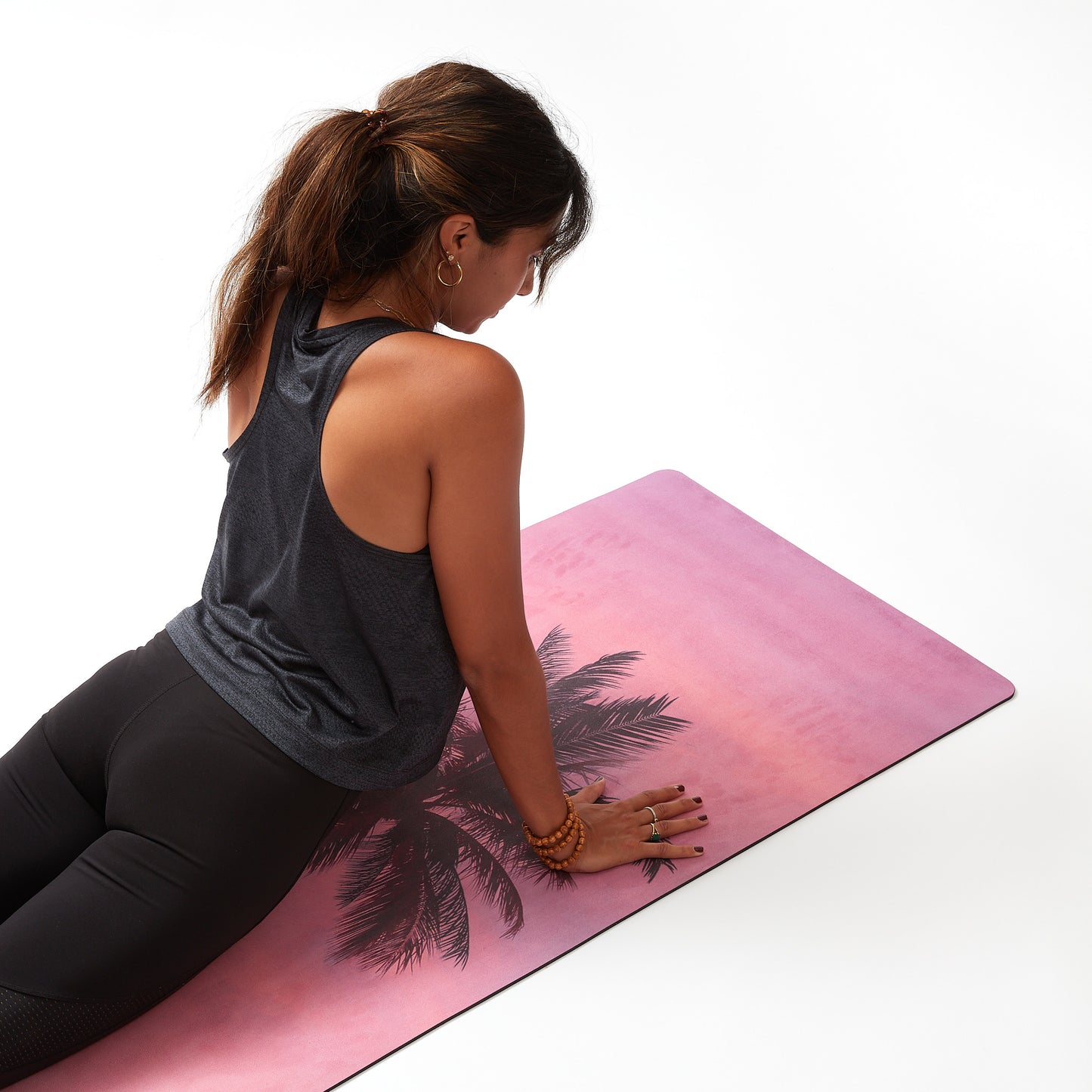 Travel Yoga Mat Palm Tree